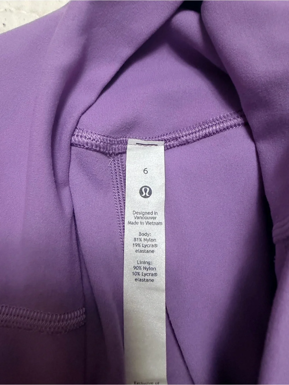 lululemon athletica Lavender Capri Leggings